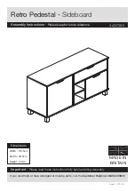 Предварительный просмотр 1 страницы Argos Retro Pedestal 343/7395 Assembly Instructions Manual