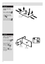 Предварительный просмотр 8 страницы Argos Retro Pedestal 343/7395 Assembly Instructions Manual