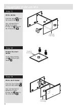 Предварительный просмотр 10 страницы Argos Retro Pedestal 343/7395 Assembly Instructions Manual