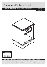 Предварительный просмотр 1 страницы Argos Romana 305/1836 Assembly Instructions Manual