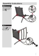 Preview for 5 page of Argos RONDA 8 SEATER CORNER DINING SET 7473441 Assembly Instructions Manual