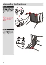 Preview for 6 page of Argos RONDA 8 SEATER CORNER DINING SET 7473441 Assembly Instructions Manual