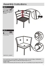 Preview for 7 page of Argos RONDA 8 SEATER CORNER DINING SET 7473441 Assembly Instructions Manual