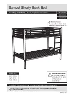 Argos Samuel Shorty Bunk Bed Assembly Instructions Manual предпросмотр