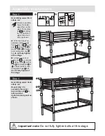 Предварительный просмотр 7 страницы Argos Samuel Shorty Bunk Bed Assembly Instructions Manual