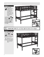 Предварительный просмотр 8 страницы Argos Samuel Shorty Bunk Bed Assembly Instructions Manual