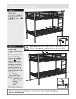 Предварительный просмотр 10 страницы Argos Samuel Shorty Bunk Bed Assembly Instructions Manual