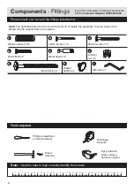 Предварительный просмотр 4 страницы Argos SAN DIEGO 408/8365 Assembly Instructions Manual