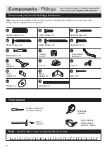 Предварительный просмотр 4 страницы Argos SAN DIEGO 412/2214 Assembly Instructions Manual