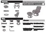 Предварительный просмотр 1 страницы Argos Santos Recliner Chair And Foot stool Simple Assembly Instructions