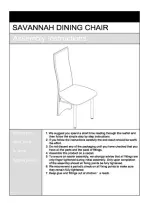 Предварительный просмотр 1 страницы Argos Savannah 602/3988 Assembly Instructions Manual