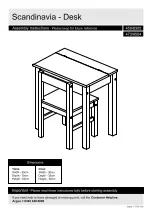 Preview for 1 page of Argos Scandinavia 459/8305 Assembly Instructions Manual