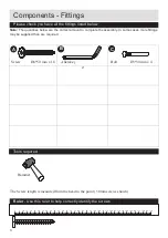 Предварительный просмотр 4 страницы Argos SEAGRASS CHEST 424/3801 Assembly Instructions Manual