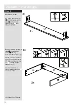 Предварительный просмотр 14 страницы Argos Seattle 4Ft6 Assembly Instructions Manual