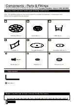 Предварительный просмотр 3 страницы Argos Seychelles Table 801/8300 Assembly Instructions Manual