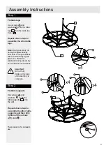 Предварительный просмотр 4 страницы Argos Seychelles Table 801/8300 Assembly Instructions Manual