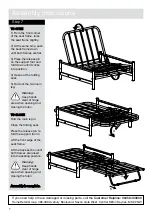 Предварительный просмотр 15 страницы Argos Single Metal Futon Assembly Instructions Manual