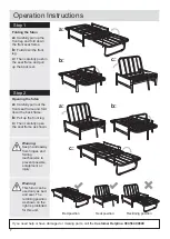 Предварительный просмотр 19 страницы Argos Sit N' Sleep Bed Assembly Instructions Manual