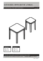 Argos SKYE WOOD 476/7538 Assembly Instructions предпросмотр