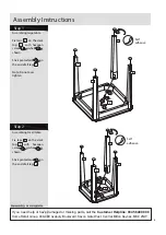 Предварительный просмотр 5 страницы Argos SKYE WOOD 476/7538 Assembly Instructions