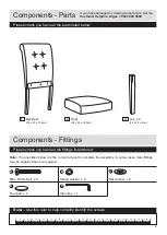 Preview for 3 page of Argos Stroud scroll back pair chair 549/5737 Assembly Instructions