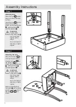 Preview for 4 page of Argos Stroud scroll back pair chair 549/5737 Assembly Instructions