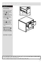 Предварительный просмотр 11 страницы Argos Sywell 615/5849 Assembly Instructions Manual