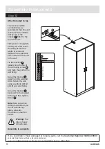 Предварительный просмотр 48 страницы Argos Sywell 615/5849 Assembly Instructions Manual