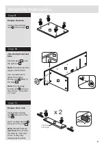 Предварительный просмотр 9 страницы Argos Tamar Bathroom 833/7146 Assembly Instructions Manual