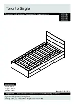 Argos Toronto 697/0749 Assembly Instructions Manual предпросмотр