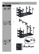 Предварительный просмотр 5 страницы Argos Triple Metal And Polycotton Wardrobe Assembly Lnstructions