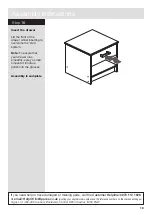 Предварительный просмотр 11 страницы Argos Venetia 630/3488 Assembly Instructions Manual