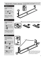 Предварительный просмотр 5 страницы Argos Venice Entertainment Unit Assembly Instructions Manual