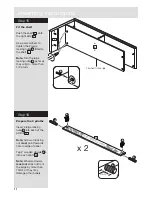 Предварительный просмотр 12 страницы Argos Venice Entertainment Unit Assembly Instructions Manual