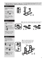 Preview for 5 page of Argos Venice Sideboard Assembly Instructions Manual