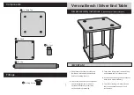 Предварительный просмотр 6 страницы Argos Verona 609/5026 Assembly Instructions Manual