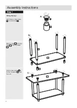 Предварительный просмотр 4 страницы Argos Verona 609/5033 Assembly Instructions Manual