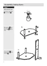 Предварительный просмотр 4 страницы Argos Verona 609/5057 Assembly Instructions Manual