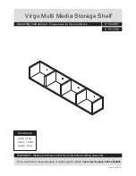 Предварительный просмотр 1 страницы Argos Virgo Multi Media Storage Shelf Assembly Instructions Manual