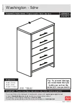 Preview for 1 page of Argos Washington 414/1673 Assembly Instructions Manual