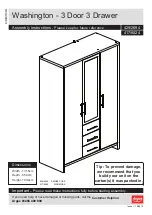 Argos Washington Assembly Instructions Manual предпросмотр