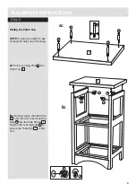 Предварительный просмотр 7 страницы Argos White Tongue & Groove 2 Drawer Unit Assembly Instructions Manual