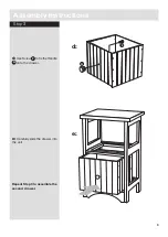 Предварительный просмотр 9 страницы Argos White Tongue & Groove 2 Drawer Unit Assembly Instructions Manual