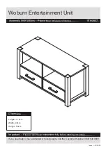 Argos Woburn 186/2807 Assembly Instructions Manual предпросмотр