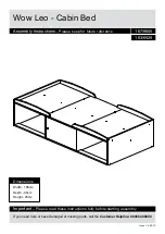 Предварительный просмотр 1 страницы Argos Wow Leo 167/9605 Assembly Instructions Manual