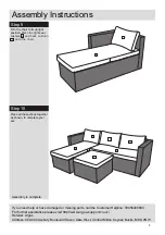 Предварительный просмотр 9 страницы Argos WOW RATTAN EFFECT MINI CORNER 6174954 Assembly Instructions Manual