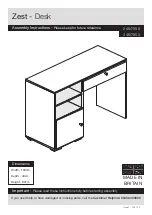 Предварительный просмотр 21 страницы Argos Zest 245/7558 Assembly Instructions Manual