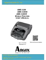 Argox AME-3230 User Manual предпросмотр