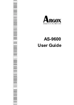 Предварительный просмотр 1 страницы Argox AS-9600 User Manual