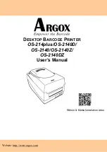 Argox OS-214 plus User Manual preview